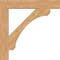 Ekena Millwork Legacy Block Smooth Bracket, Western Red Cedar, 5 1/2"W x 40"D x 40"H BKT06X40X40LEC05SWR - alternate 4